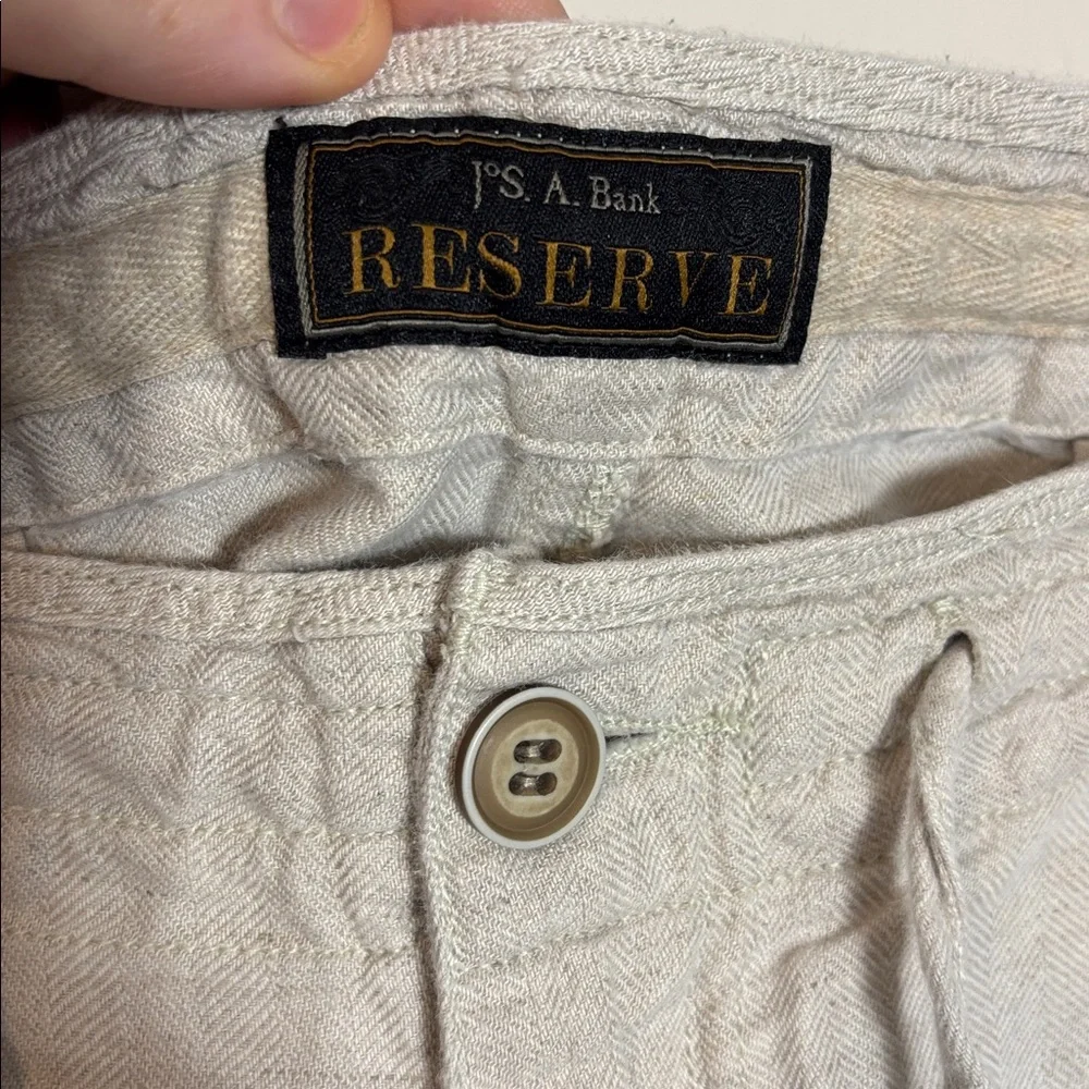 Jos A Bank Reserve Linen Pants Size 36